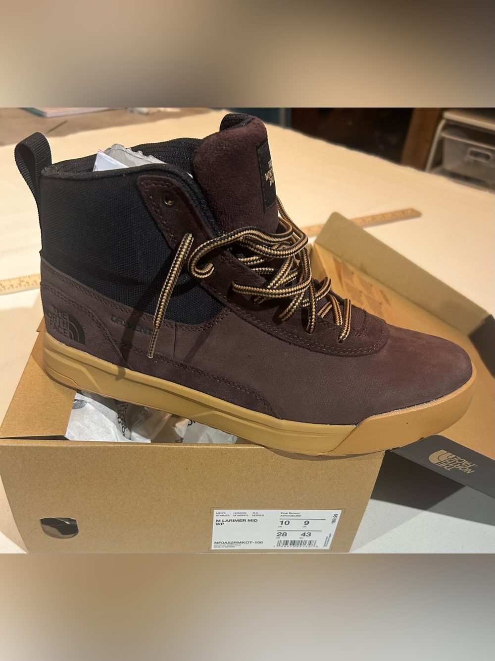 The North Face Larimer Mid WP Men's Waterproof Winter Boots NIB